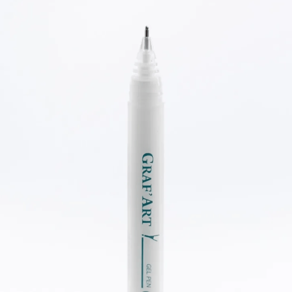 White gel pen 0,8 mm by Malevich - Artish