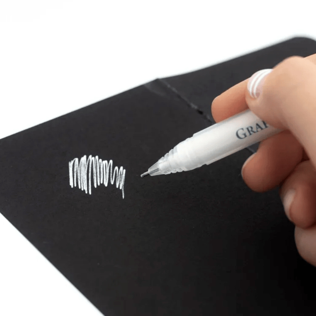 White gel pen 0,8 mm by Malevich - Artish